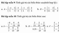 Toán 7 Bài 2 Cộng Trừ Nhân Chia Số Hữu Tỉ